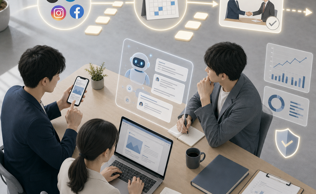 AI営業SNS活用で商談を増やす実践設計