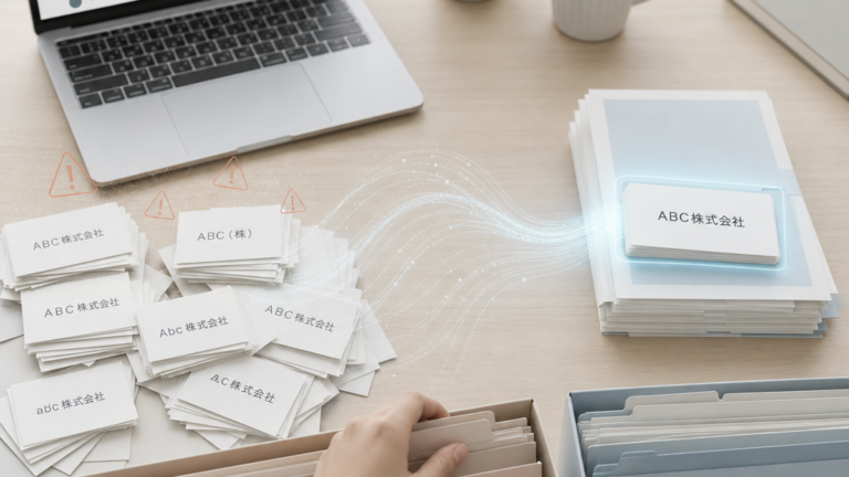 営業AI名寄せで営業データを成果へ変える方法
